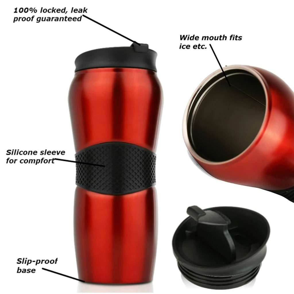 Swivgo Insulated Travel Mug with Stainless Steel