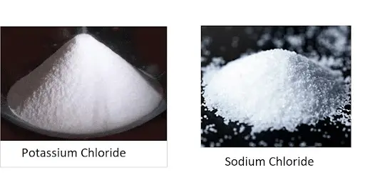 potassium chloride vs sodium chloride