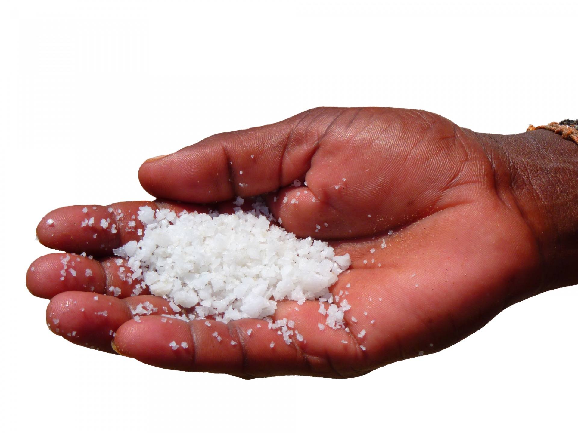 salt in hand