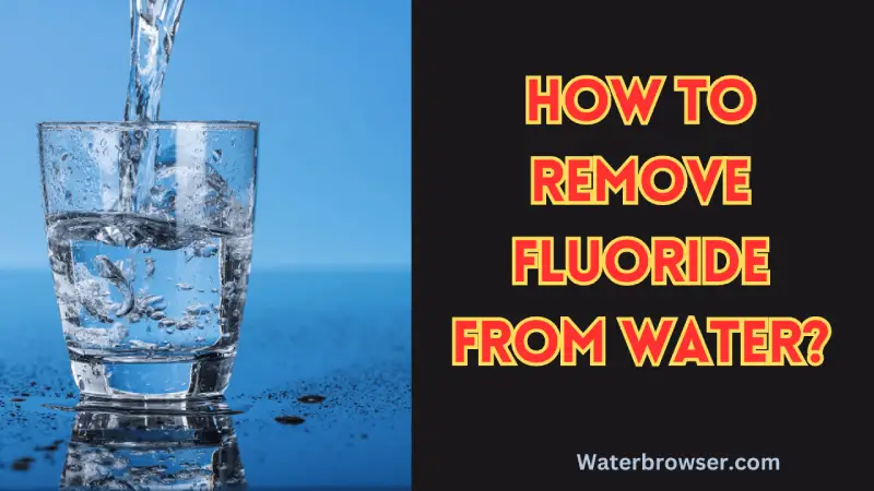 How to Remove Fluoride From Water